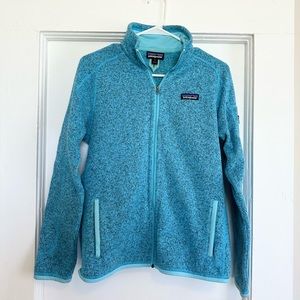 Patagonia Women’s Fleece Zip Up Jacket, Size Medium, Blue